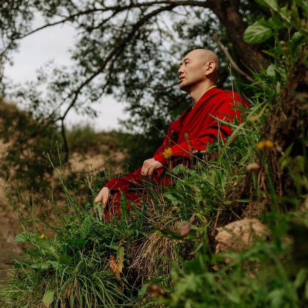 Person in a calm, focused state, representing inner harmony.